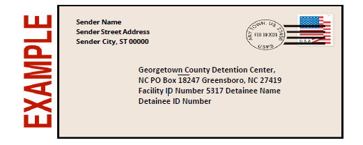 detainee mail